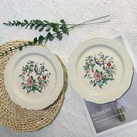 NordicInspired Ceramic Plates  Versatile Dining Set of 2