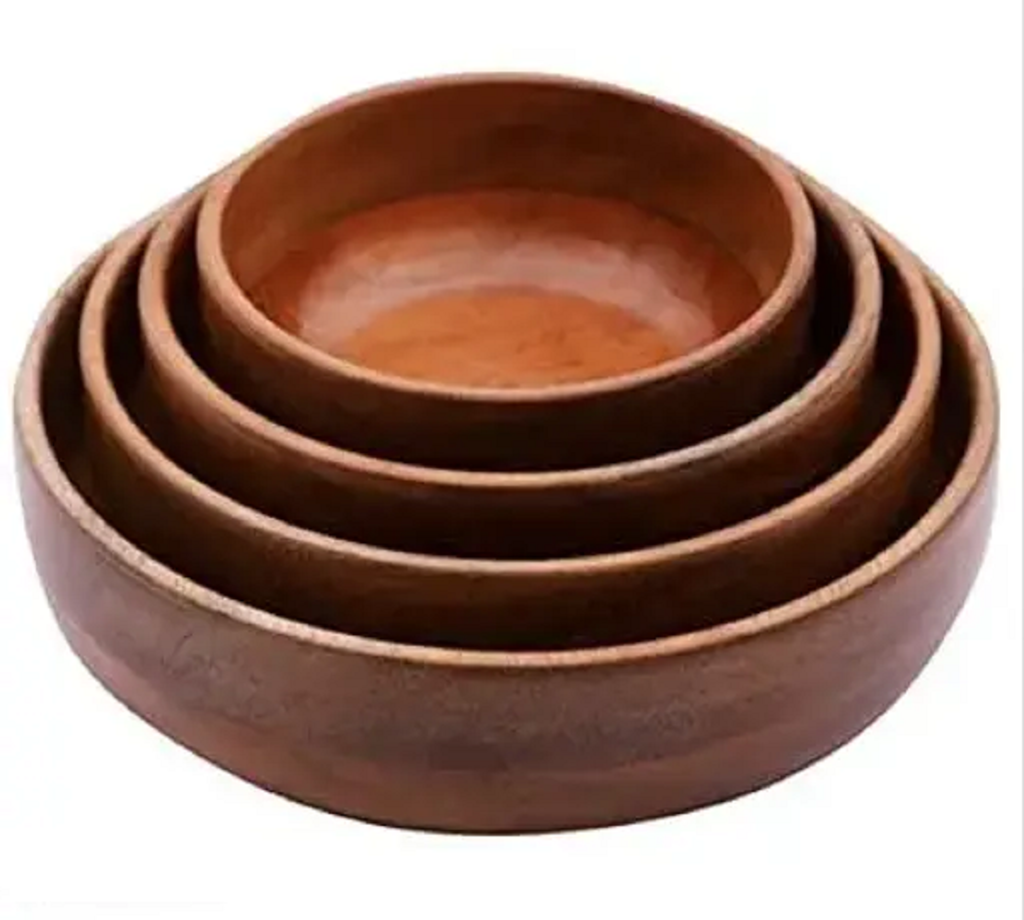 Handmade Wooden Small - Large Serving Bowl (Pack Of 4) Size 5X5X5 Inch