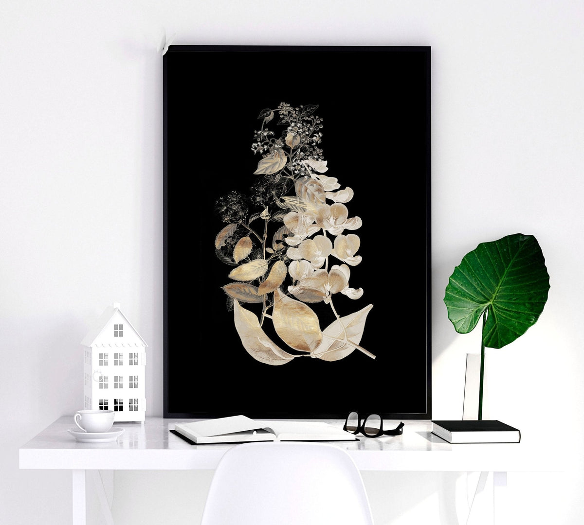 Gold wall art decor | set of 3 wall art prints