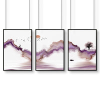 Office art | set of 3 Japanese wall art