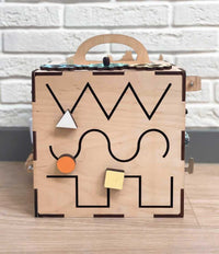 Busy cube 9 inches