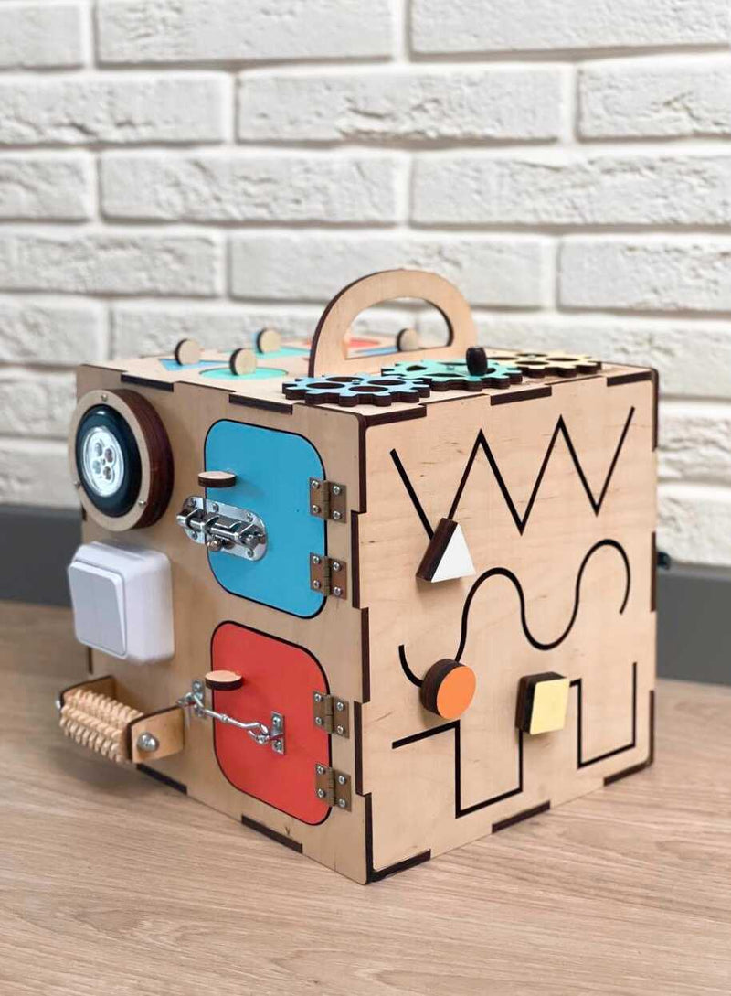 Busy cube 9 inches