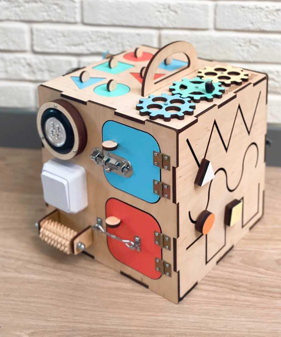 Busy cube 9 inches