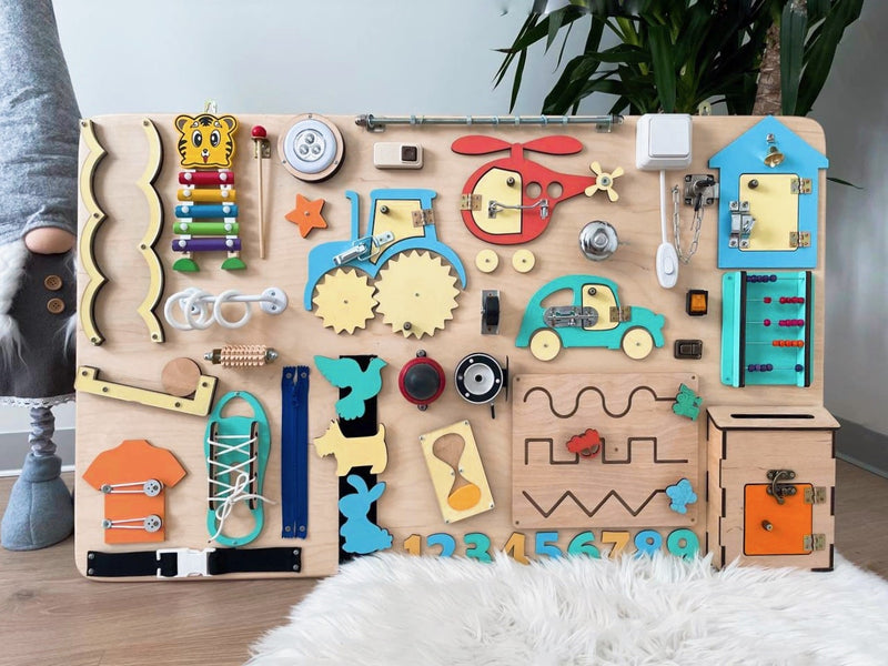Busy Board XL - Montessori Toy for Kids