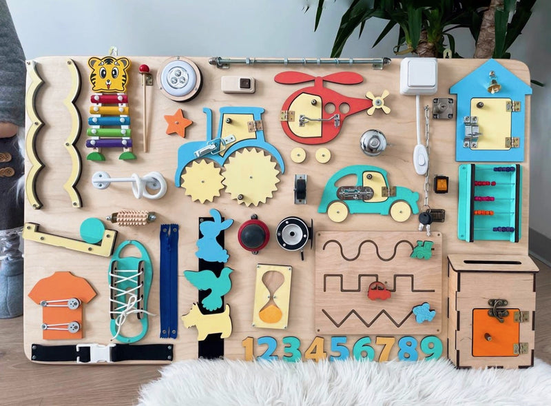 Busy Board XL - Montessori Toy for Kids