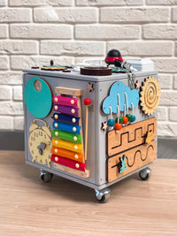 Busy Cube & Storage For Toys