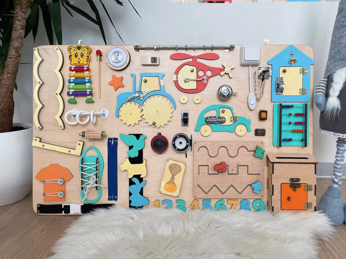 Busy Board XL - Montessori Toy for Kids