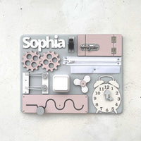 Mini Busy Board Pastel Pink