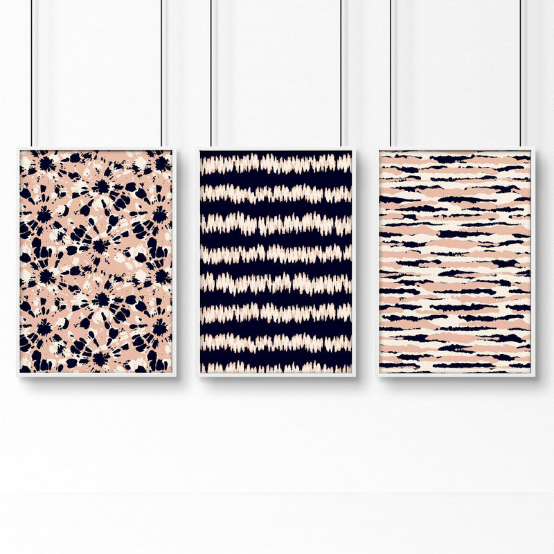 Coastal decor ideas | Set of 3 framed wall art prints