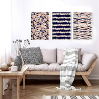 Coastal decor ideas | Set of 3 framed wall art prints