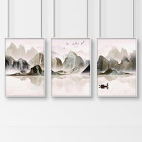 Wall decor bedroom | set of 3 wall art prints