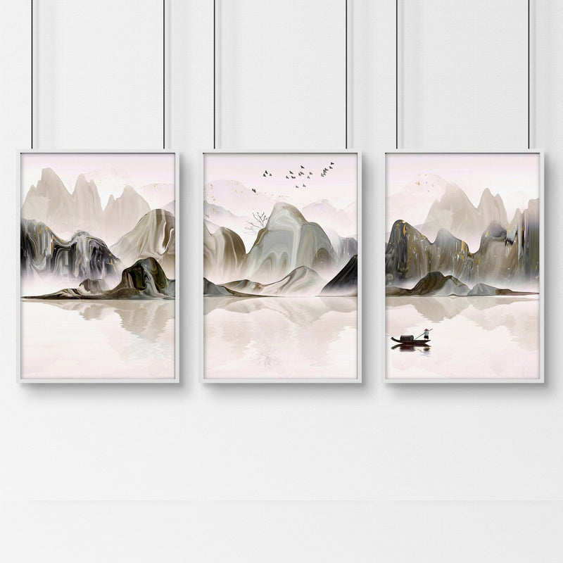 Wall decor bedroom | set of 3 wall art prints