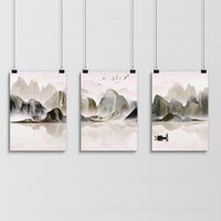 Wall decor bedroom | set of 3 wall art prints