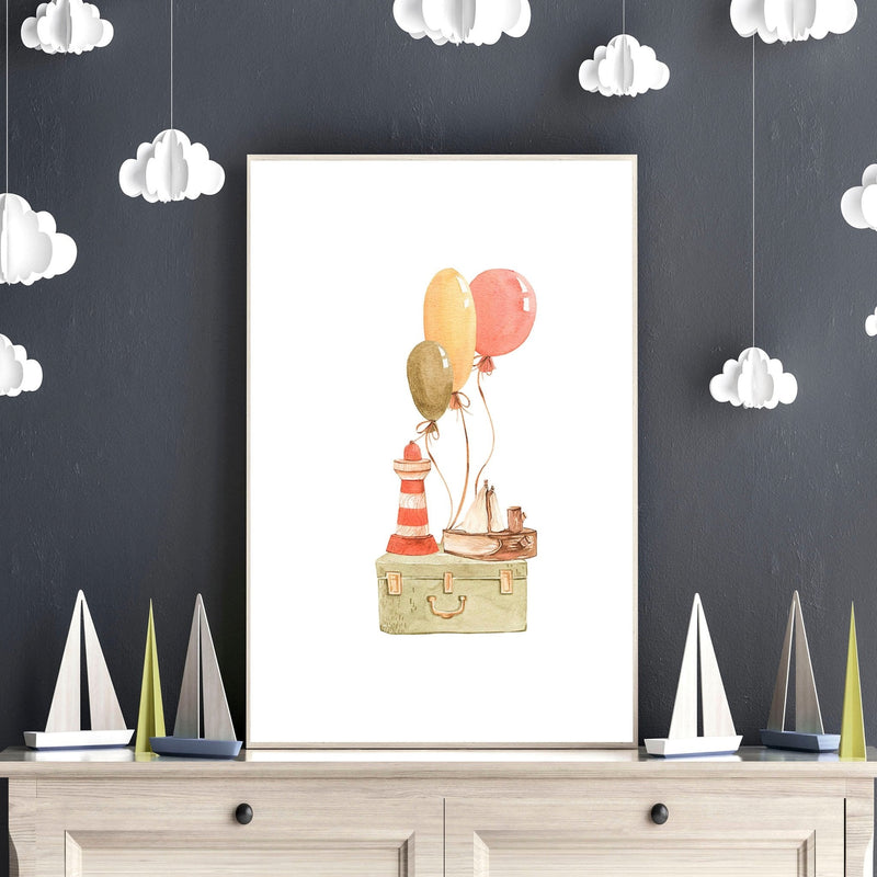 Animal wall art for nursery | set of 3 wall art prints