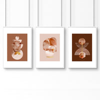 Prints for office | set of 3 framed wall art prints