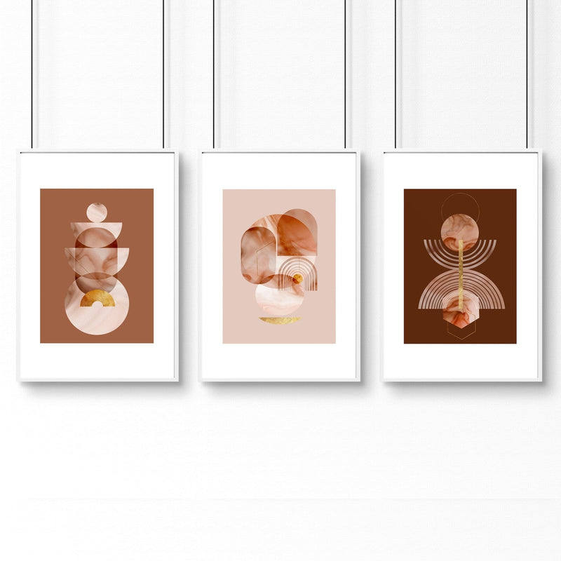Prints for office | set of 3 framed wall art prints