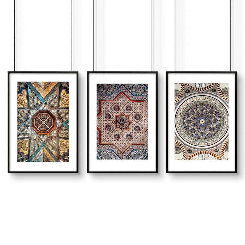 Islamic wall art frames | Set of 3 wall art prints