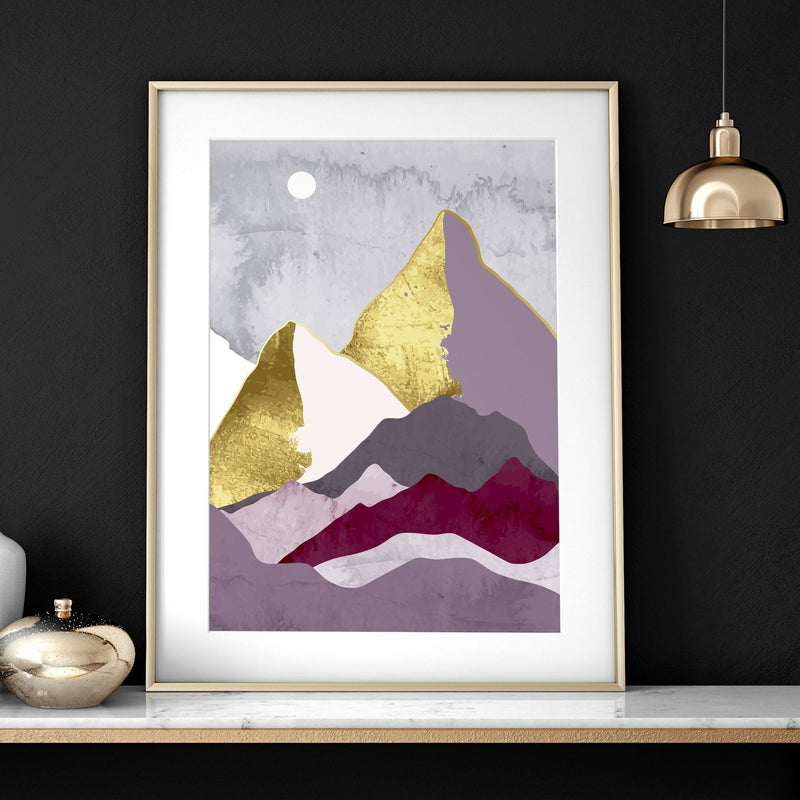 Scandi prints for home office | set of 3 framed wall art