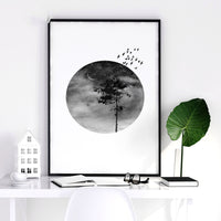 Biroja sienas grafika | 3 skandināvu sienas mākslas izdruku komplekts