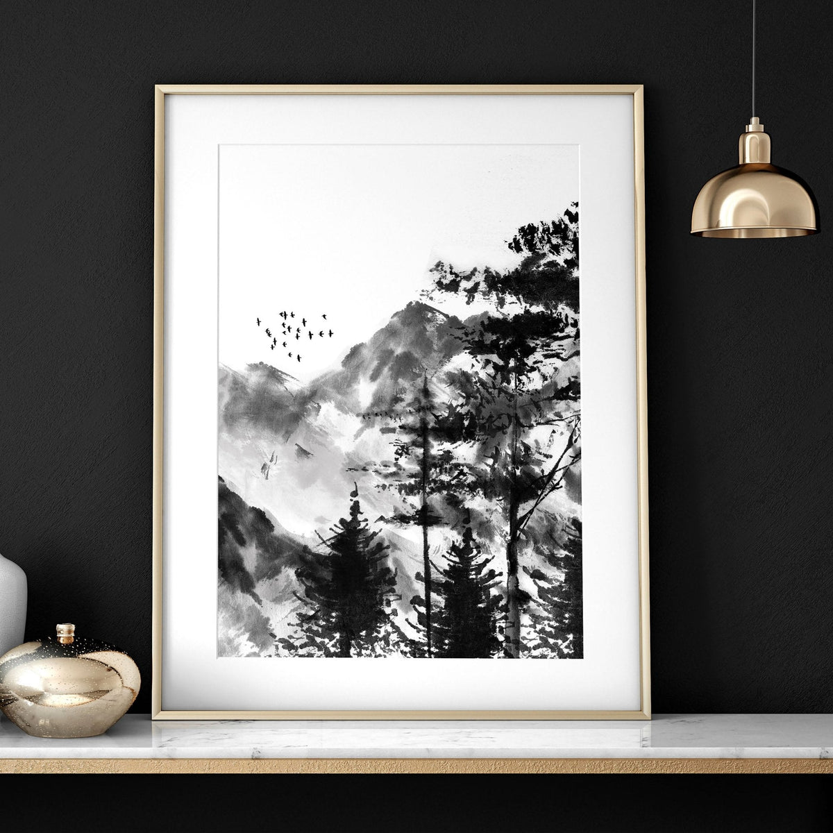 Workplace office design ideas  | set of 3 Scandinavian wall art