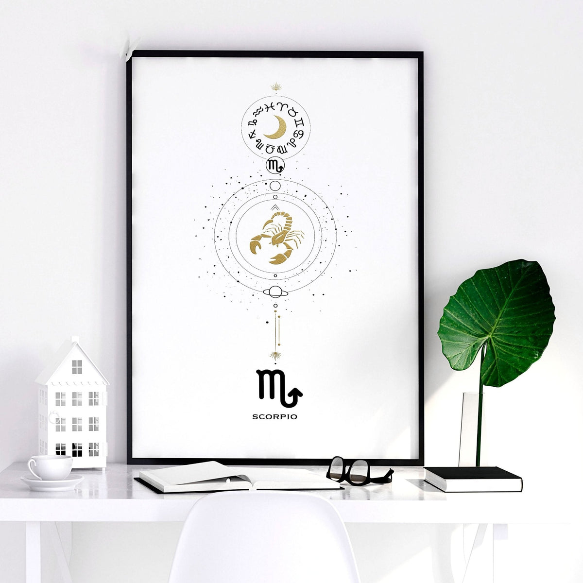 Scorpio Zodiac wall art print