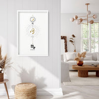 Scorpio Zodiac wall art print