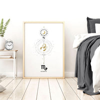 Scorpio Zodiac wall art print