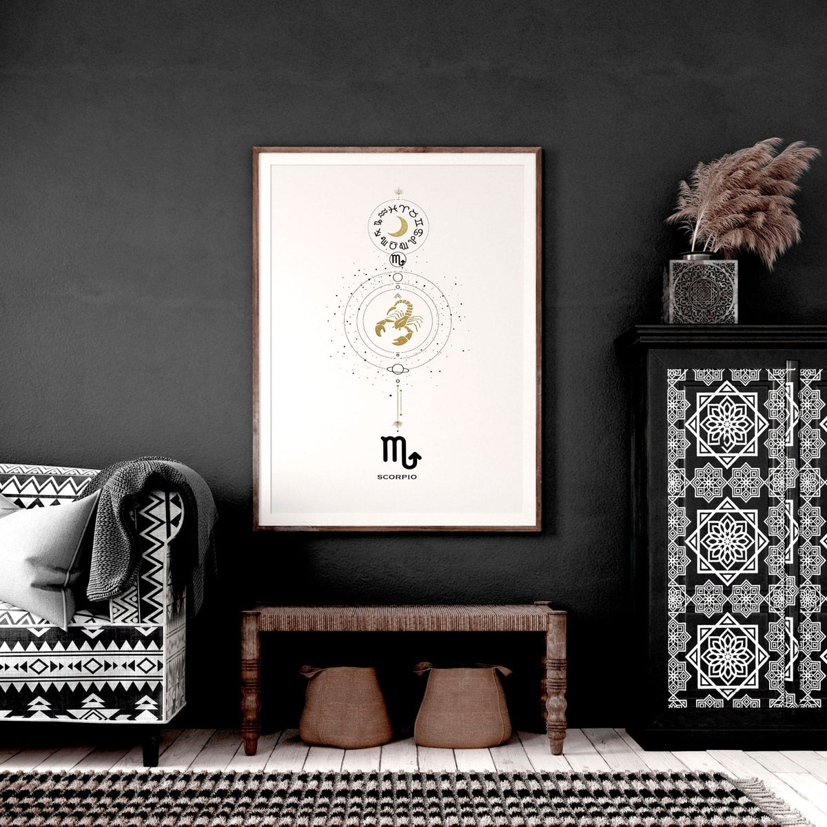 Scorpio Zodiac wall art print