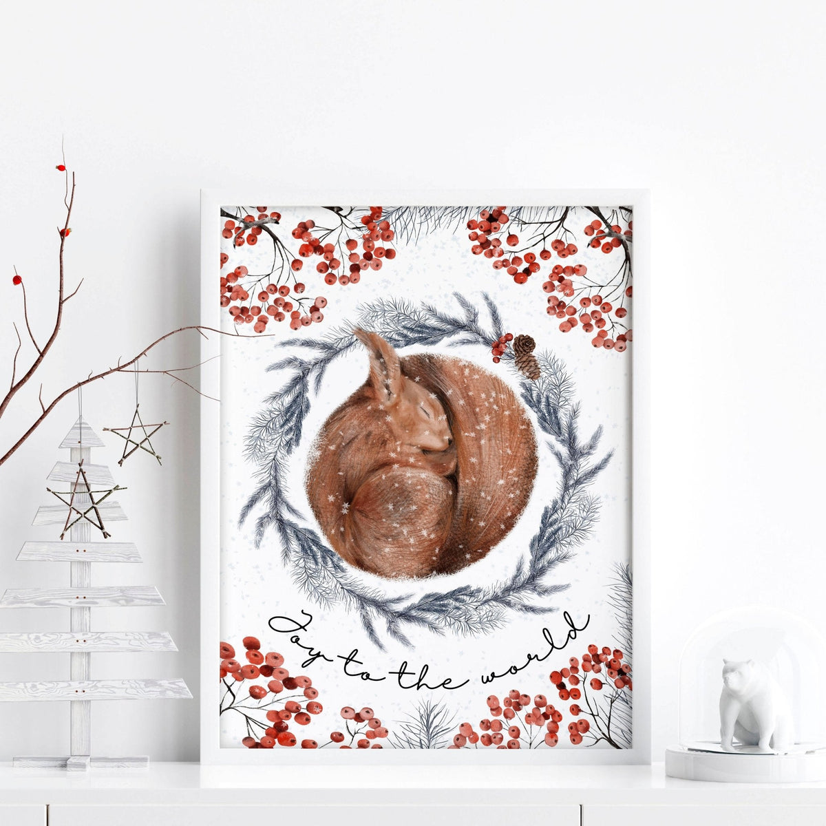 Xmas decorations hanging | Folk Christmas Decor