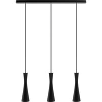 Hanging lamp black Vegas 3 tr