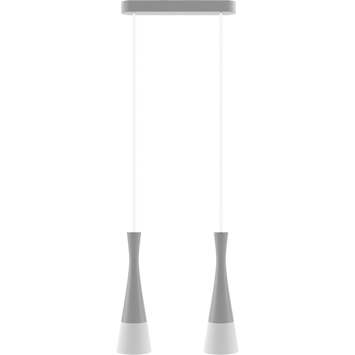 Hanging lamp grey Vegas2 2p