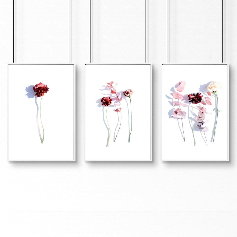 Bathroom wall hanging | set of 3 framed wall art