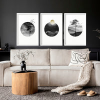 Scandi wall art | set of 3 framed wall art