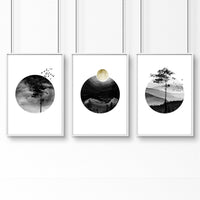 Scandi wall art | set of 3 framed wall art