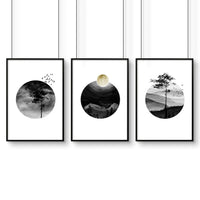 Scandi wall art | set of 3 framed wall art